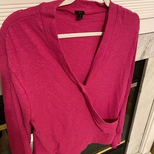 J Crew faux wrap top